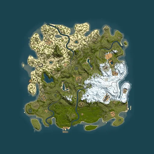 Rust map seed 554373694, 4500x4500m top-down preview