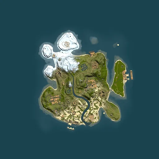 Rust map seed 1706505796, 2500x2500m top-down preview