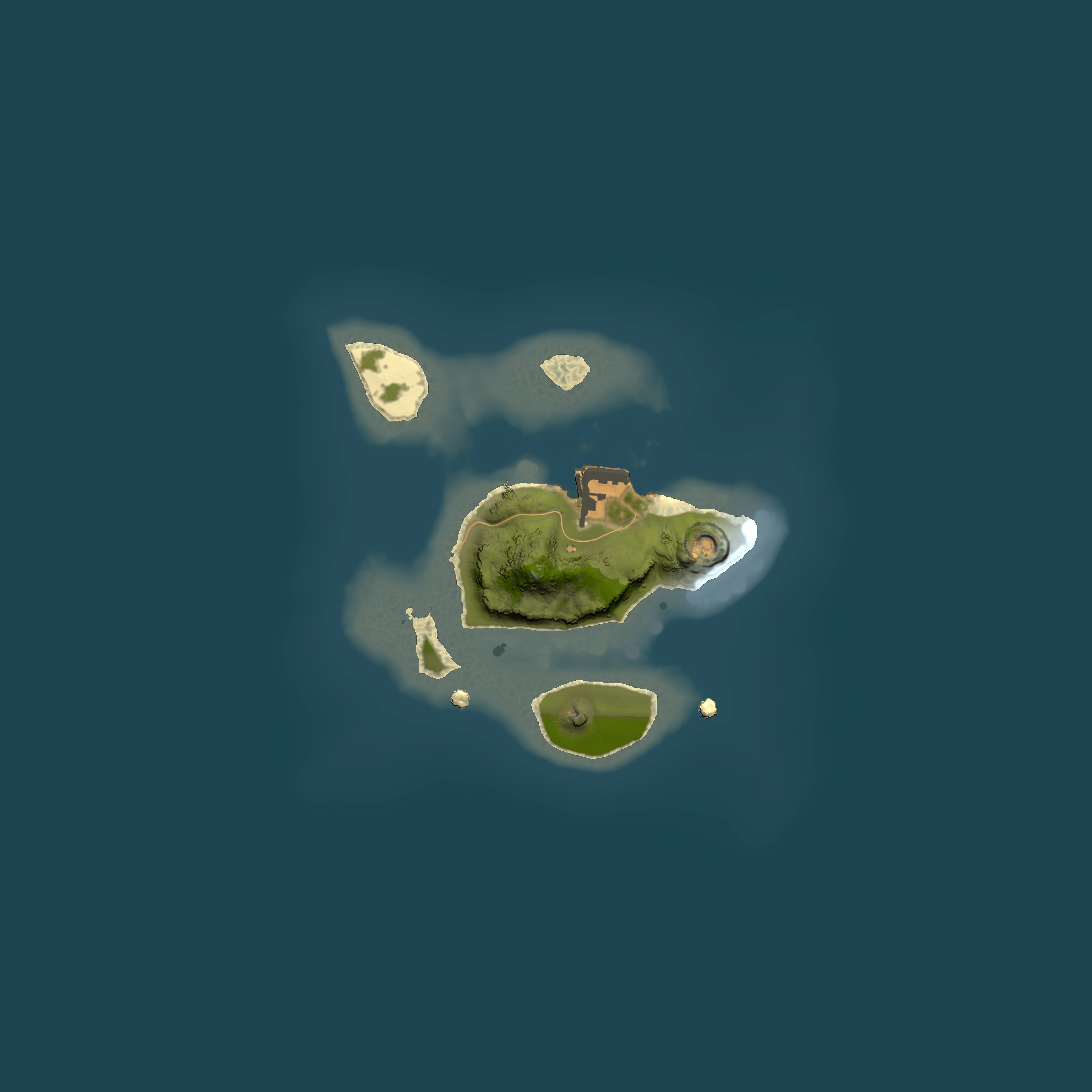 Full top-down render of Rust map seed 1970671145, 1500x1500m