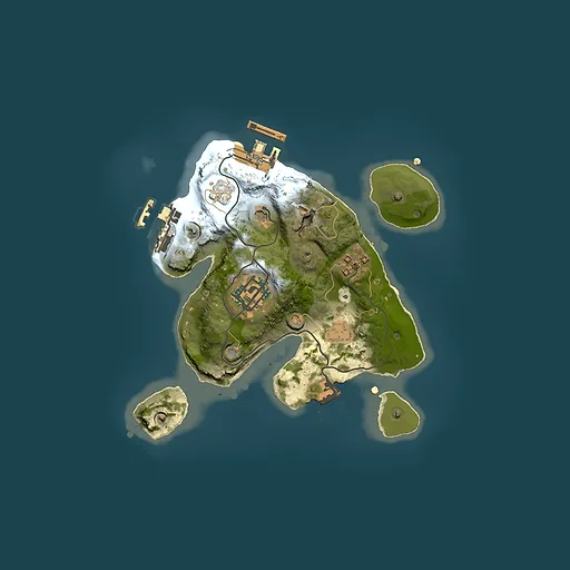 Rust map seed 685086255, 2000x2000m top-down preview