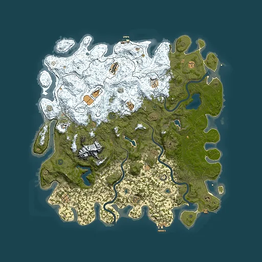 Rust map seed 1649052021, 5500x5500m top-down preview