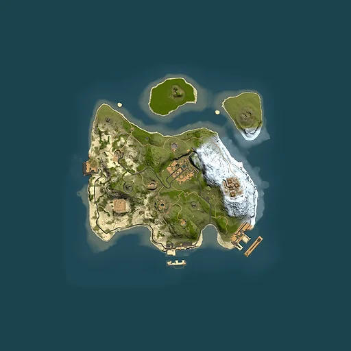 Rust map seed 1014687258, 2000x2000m top-down preview