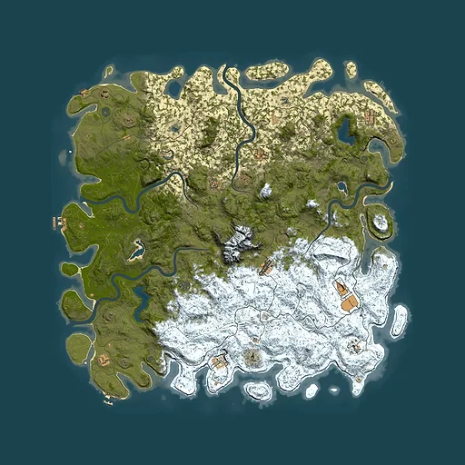 Rust map seed 1286817100, 6000x6000m top-down preview