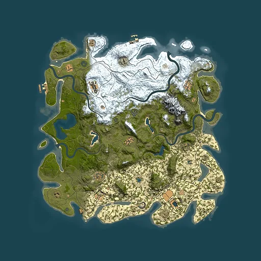 Rust map seed 988778784, 5000x5000m top-down preview