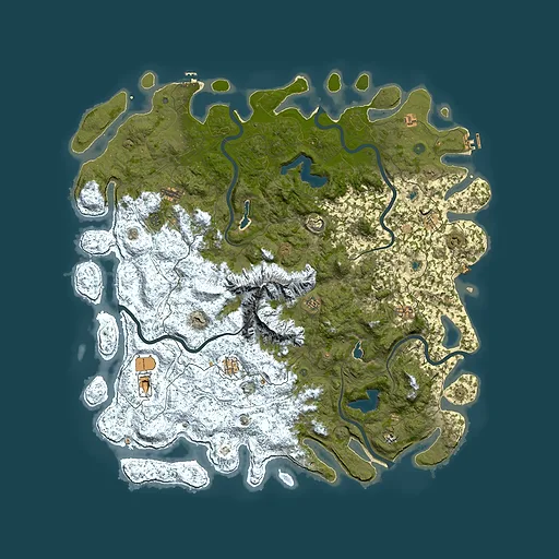 Rust map seed 1405120262, 6000x6000m top-down preview
