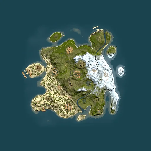 Rust map seed 1016955647, 3000x3000m top-down preview
