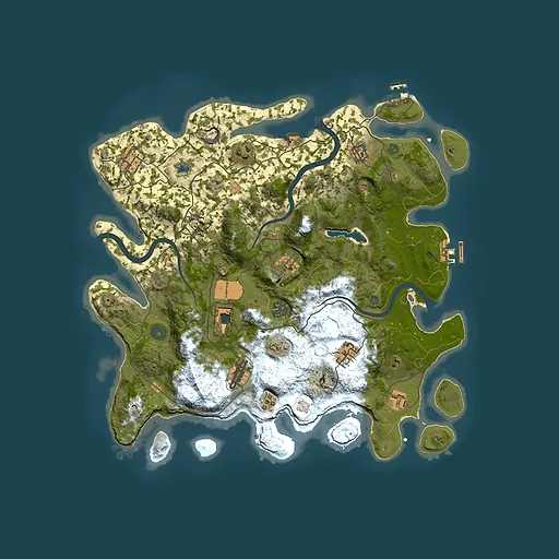 Rust map seed 1020608784, 4000x4000m top-down preview