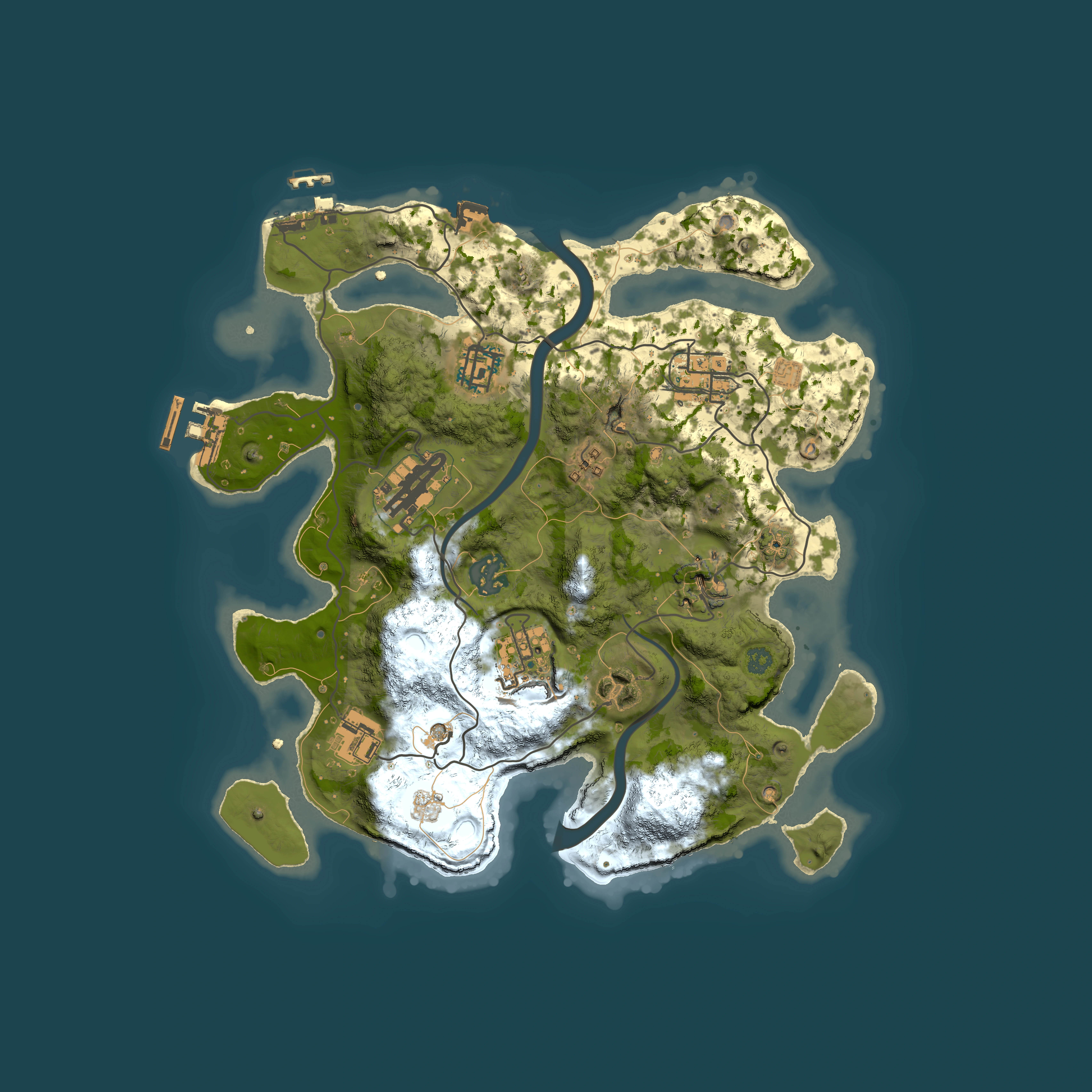 Full top-down render of Rust map seed 1924754482, 3000x3000m