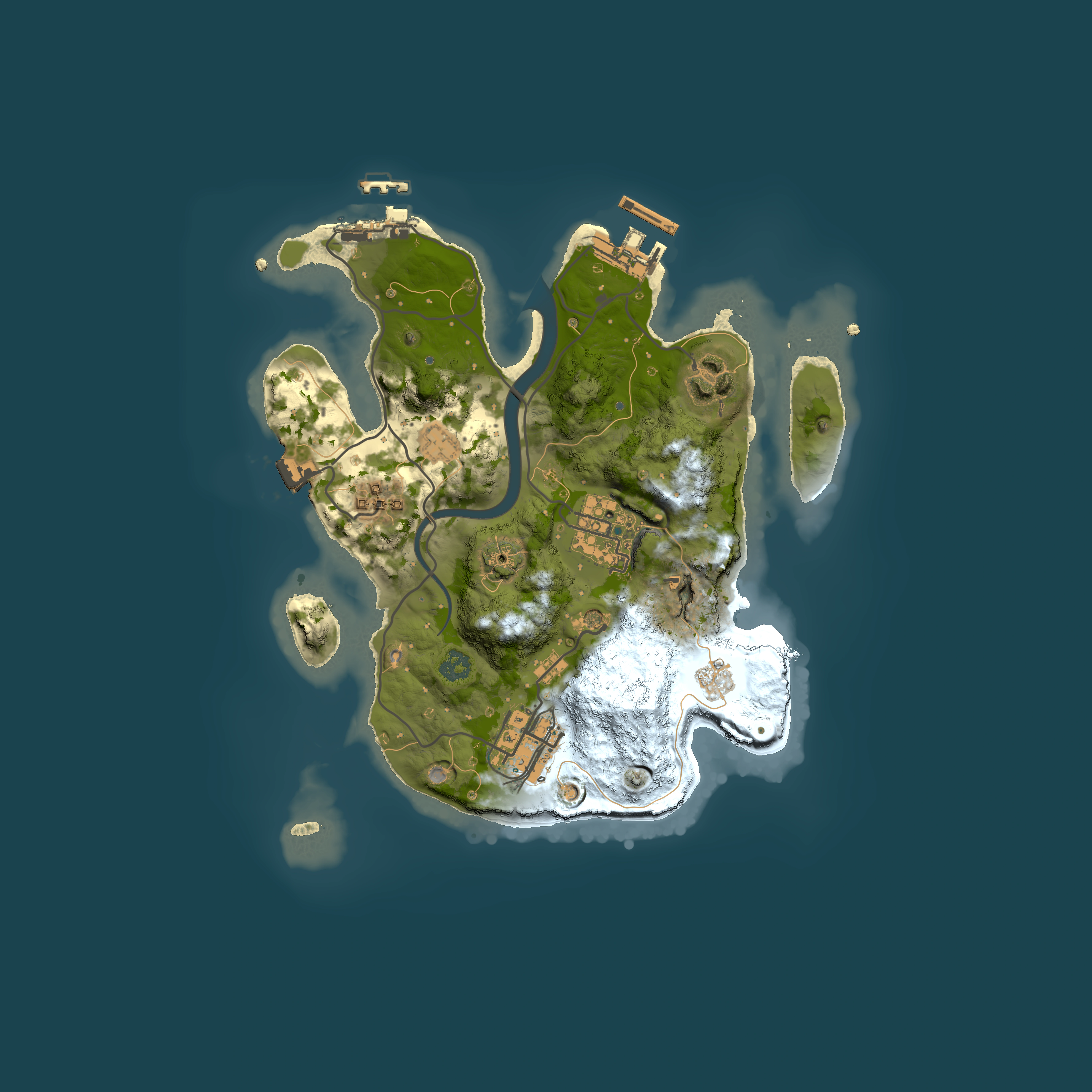 Full top-down render of Rust map seed 1869946052, 2500x2500m