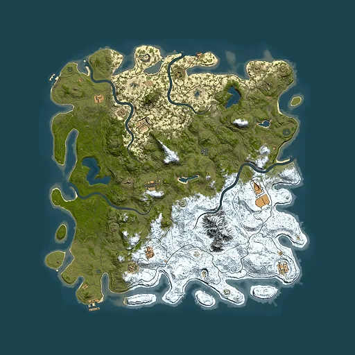 Rust map seed 410120446, 5500x5500m top-down preview