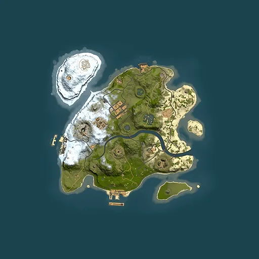 Rust map seed 1549954908, 2500x2500m top-down preview