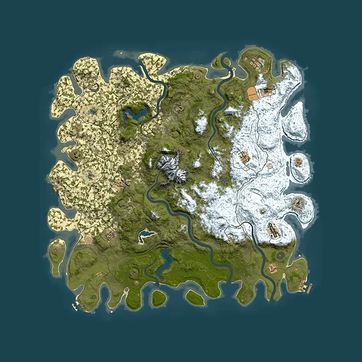 Rust map seed 556544036, 5500x5500m top-down preview