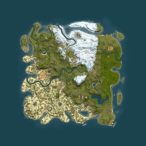 Rust map seed 838682012, 4500x4500m top-down preview