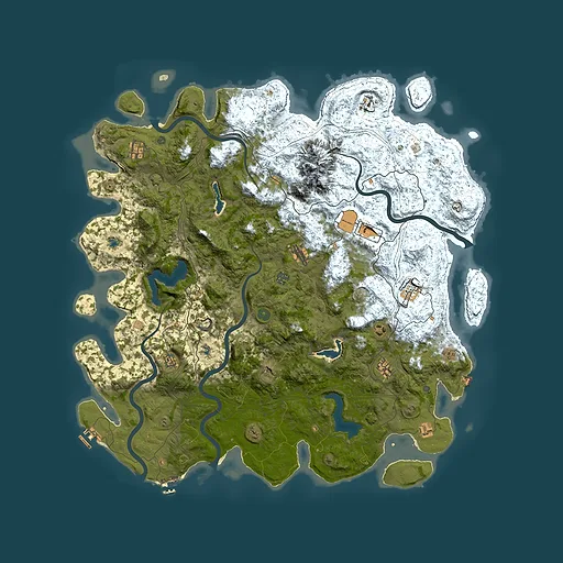 Rust map seed 688976482, 5500x5500m top-down preview