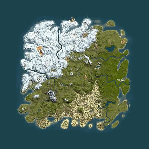 Rust map seed 603416546, 6000x6000m top-down preview