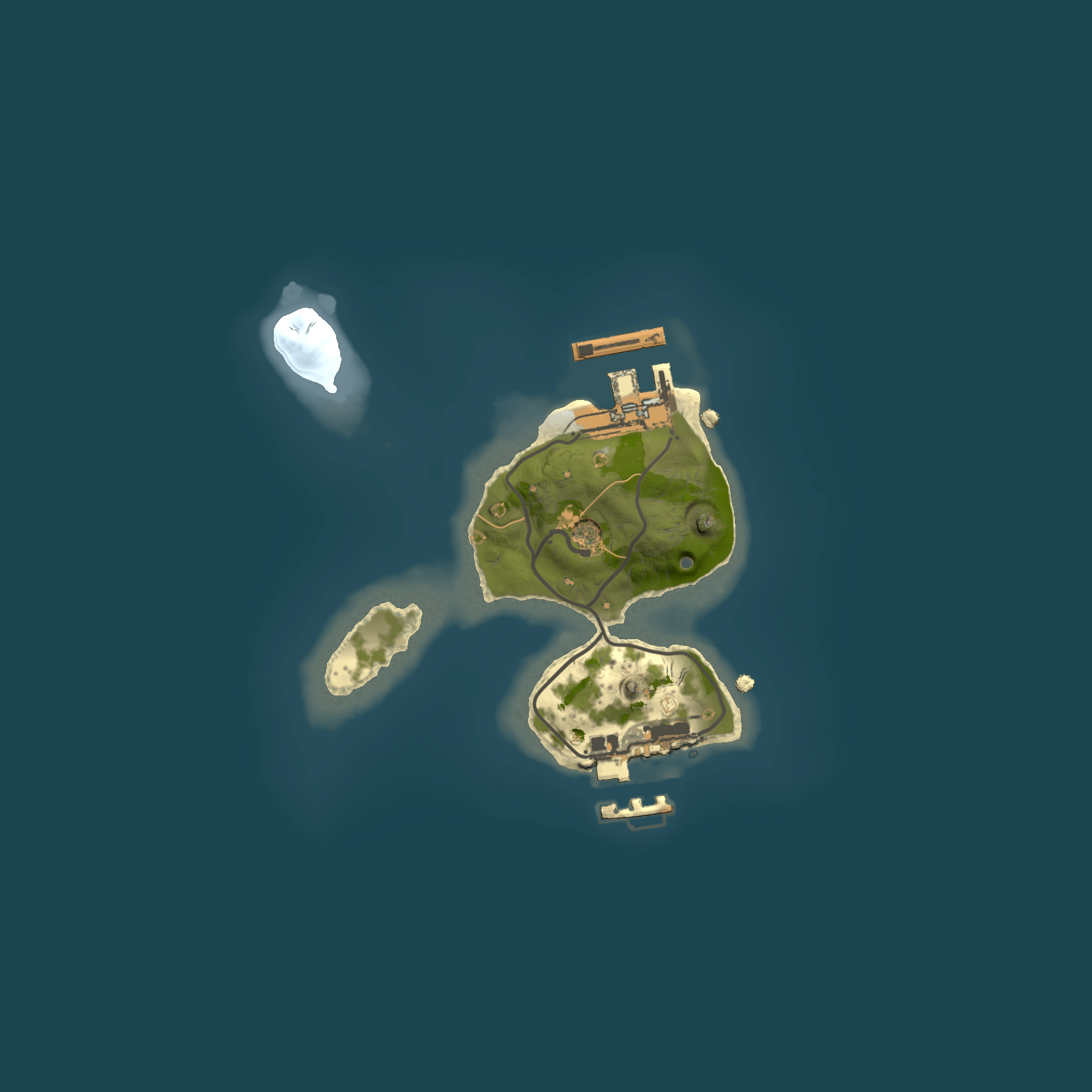 Full top-down render of Rust map seed 1712390531, 1500x1500m