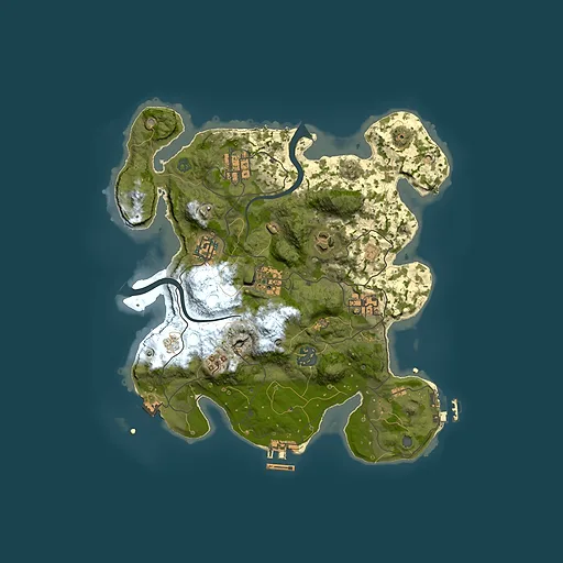 Rust map seed 559475869, 3000x3000m top-down preview