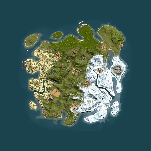 Rust map seed 1269540156, 3500x3500m top-down preview