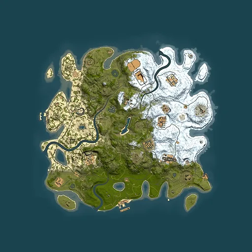 Rust map seed 806614642, 4000x4000m top-down preview