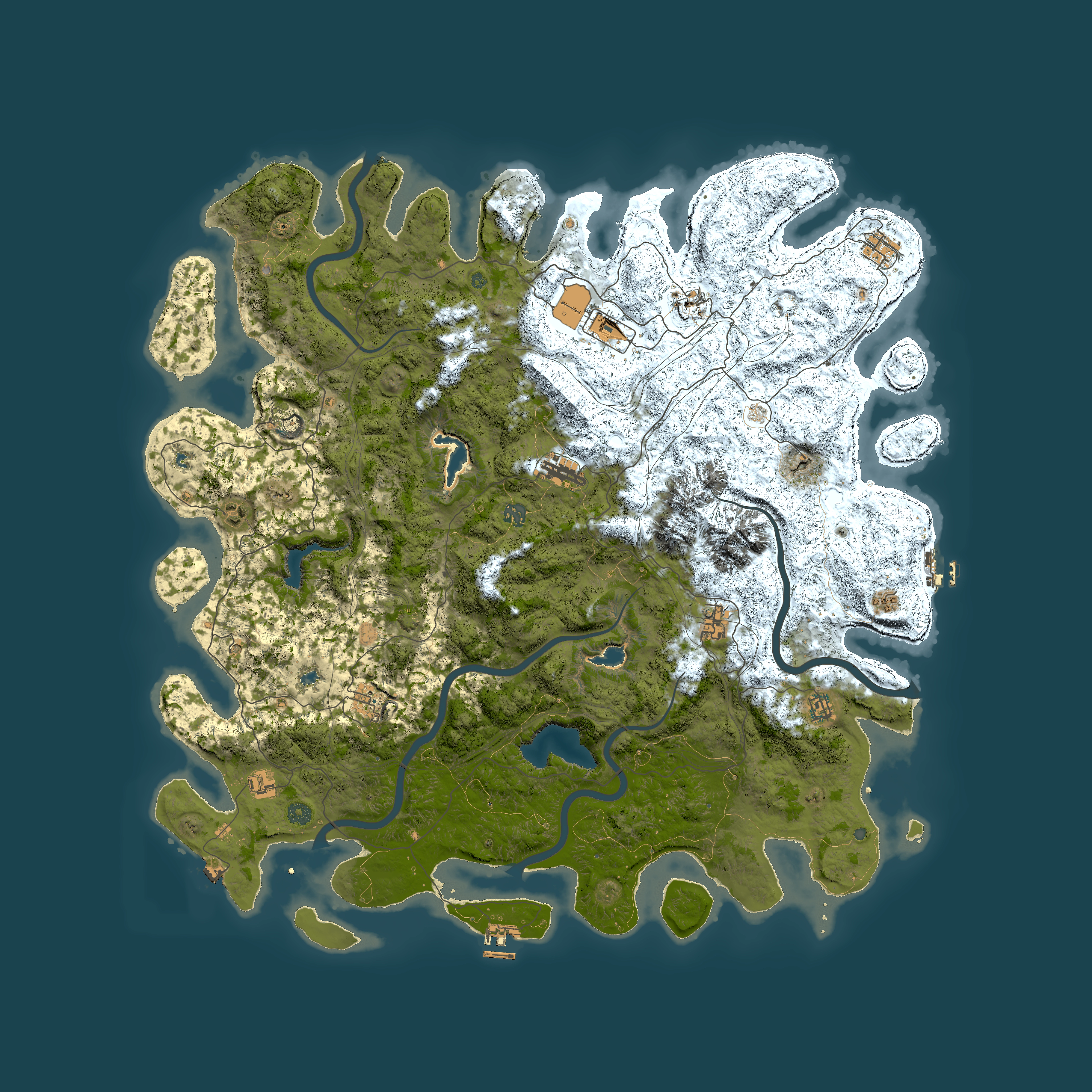 Full top-down render of Rust map seed 1993650267, 5500x5500m