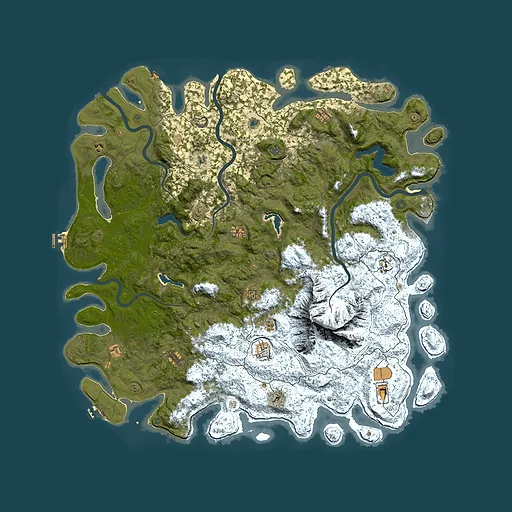 Rust map seed 1097120877, 6000x6000m top-down preview