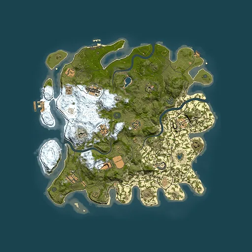 Rust map seed 1906367635, 4000x4000m top-down preview