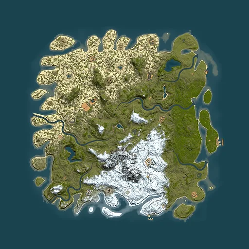 Rust map seed 1026724887, 6000x6000m top-down preview