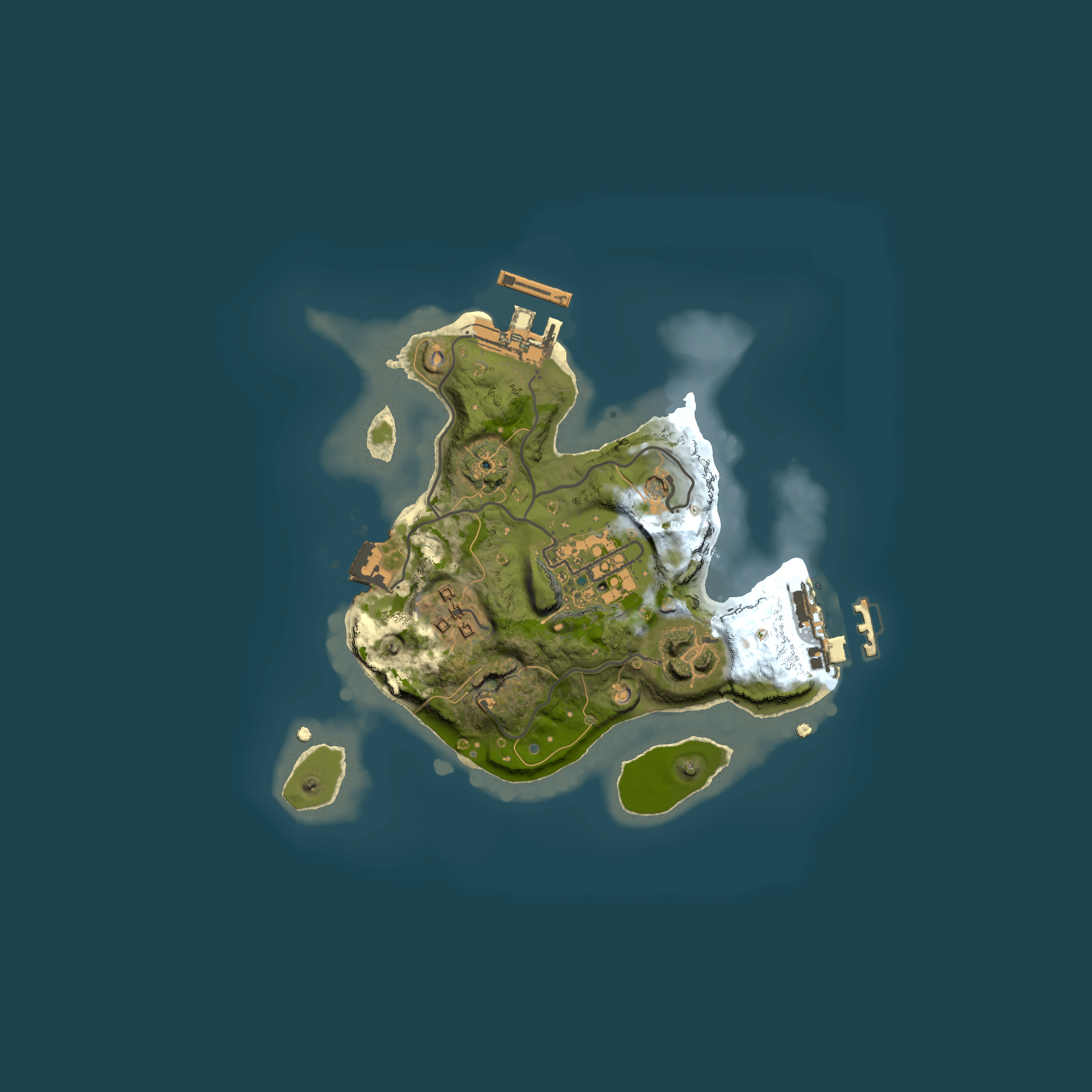 Full top-down render of Rust map seed 1217563100, 2000x2000m