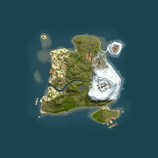 Rust map seed 1932988803, 2500x2500m top-down preview