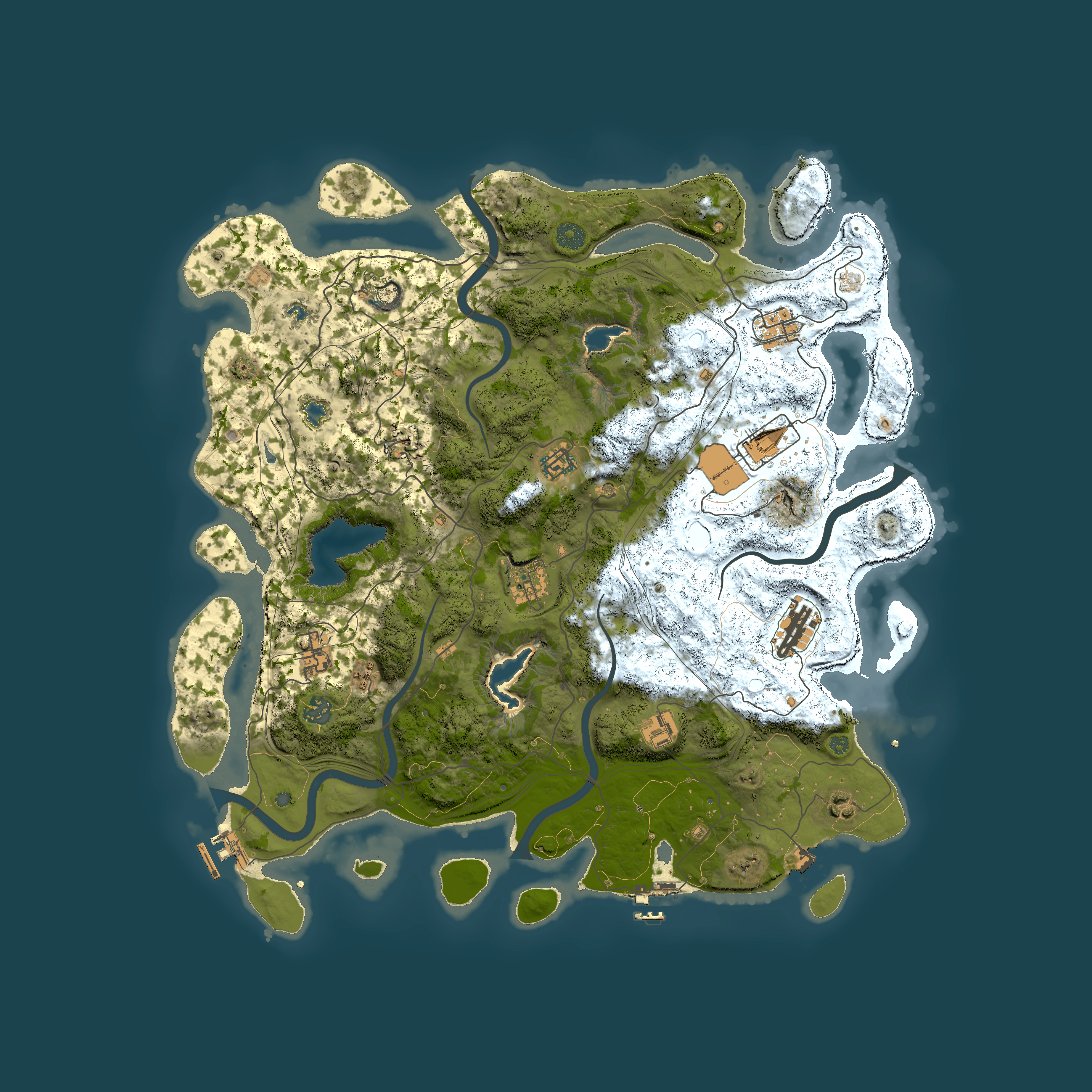 Full top-down render of Rust map seed 629569449, 4500x4500m