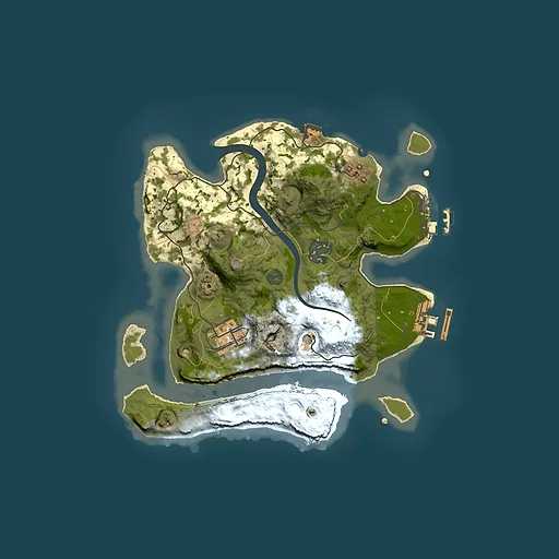 Rust map seed 934691528, 2500x2500m top-down preview