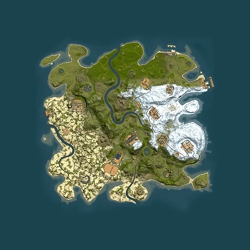 Rust map seed 1974704602, 3650x3650m top-down preview