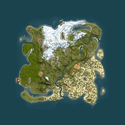 Rust map seed 1182325272, 4000x4000m top-down preview