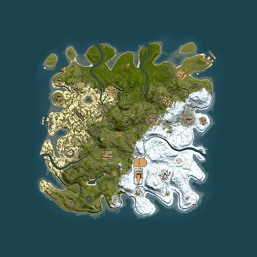 Rust map seed 298962570, 4000x4000m top-down preview