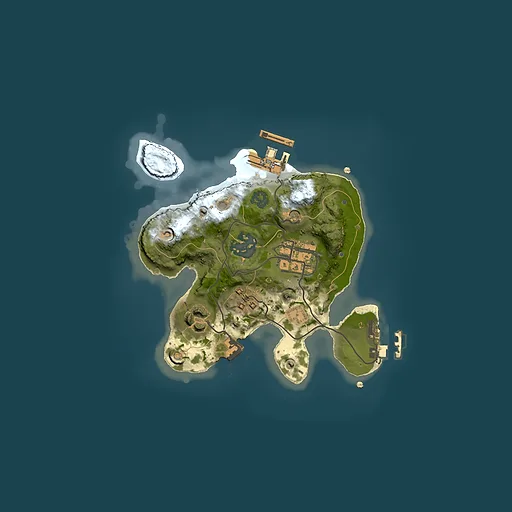 Rust map seed 1433445093, 2000x2000m top-down preview