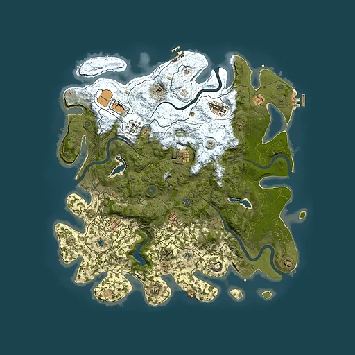 Rust map seed 498030510, 4500x4500m top-down preview