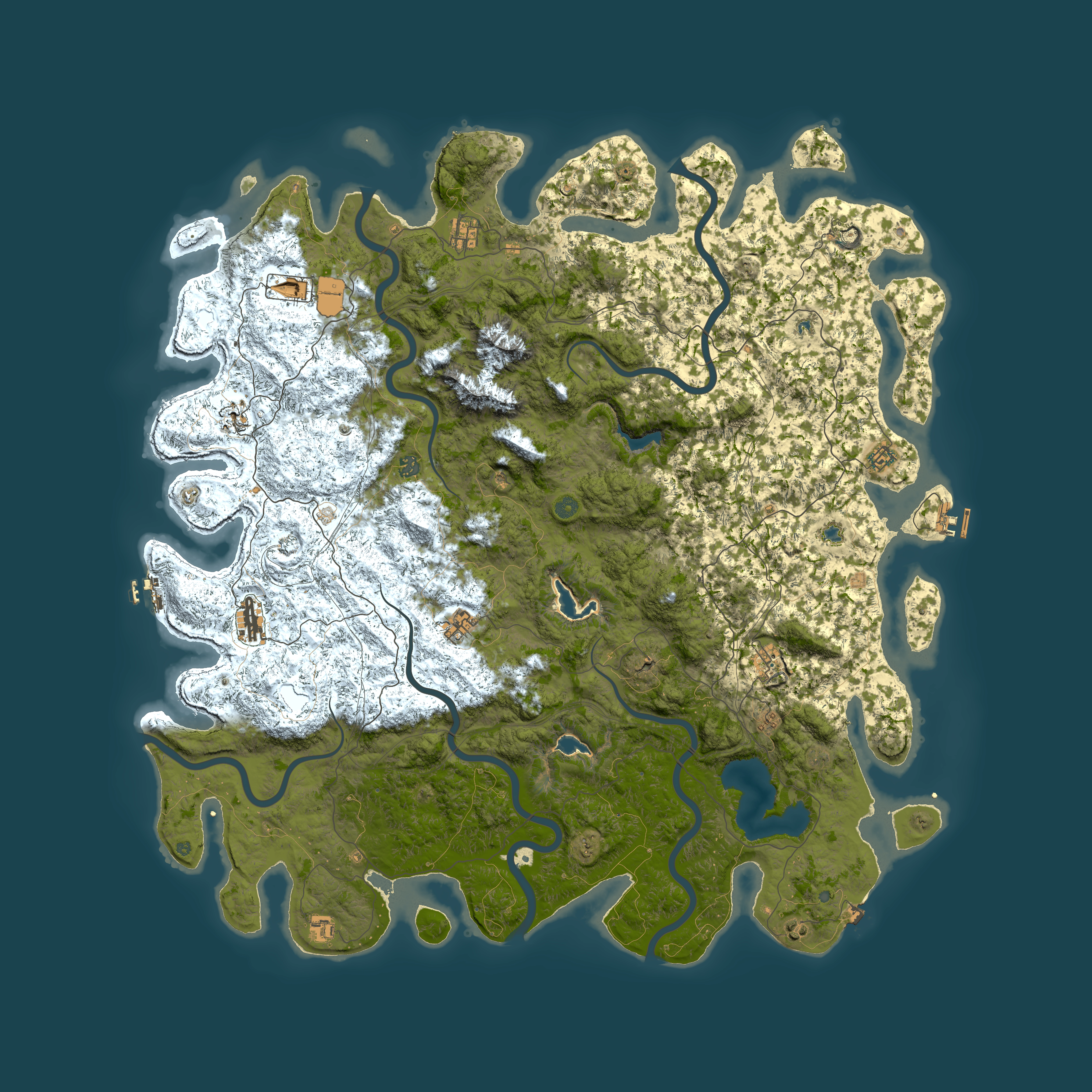 Full top-down render of Rust map seed 1102880787, 6000x6000m