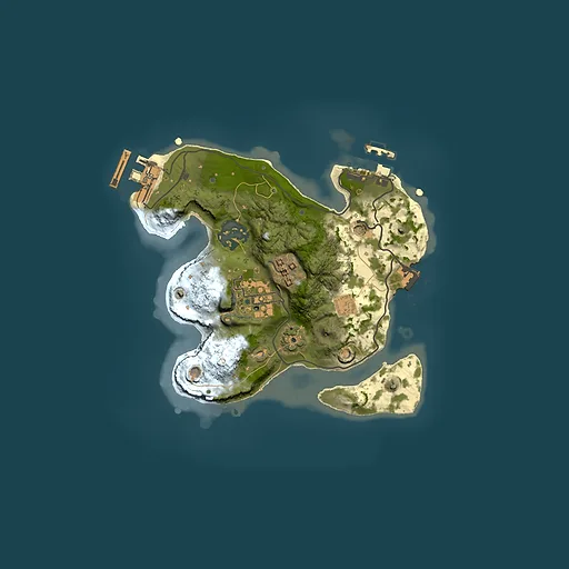 Rust map seed 1461917872, 2000x2000m top-down preview