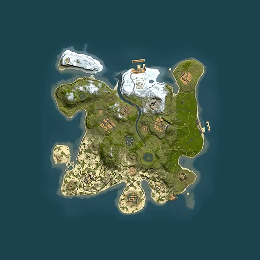 Rust map seed 2034879559, 3000x3000m top-down preview