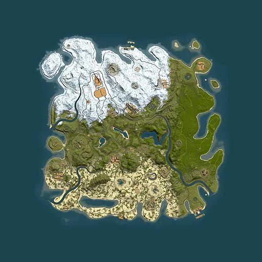 Rust map seed 1946315308, 4500x4500m top-down preview