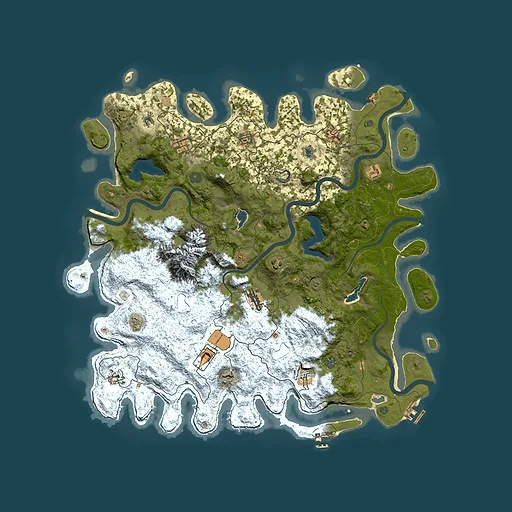 Rust map seed 482917669, 5000x5000m top-down preview