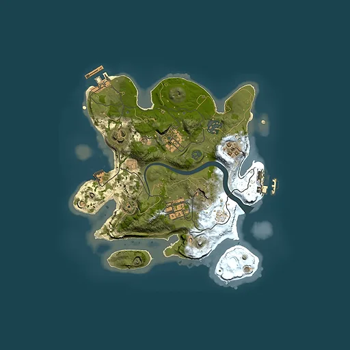 Rust map seed 1649589093, 2500x2500m top-down preview