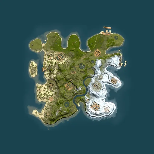 Rust map seed 1338819084, 3000x3000m top-down preview