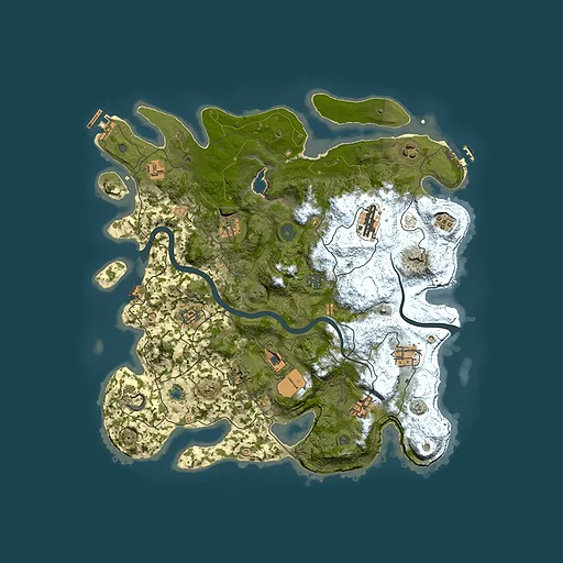 Rust map seed 531825935, 4000x4000m top-down preview