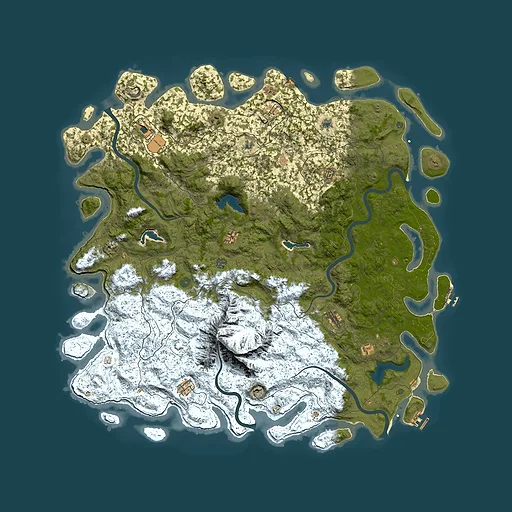 Rust map seed 46641344, 6000x6000m top-down preview