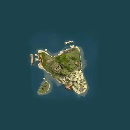 Rust map seed 748863381, 1500x1500m top-down preview