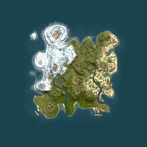 Rust map seed 1908415219, 3000x3000m top-down preview