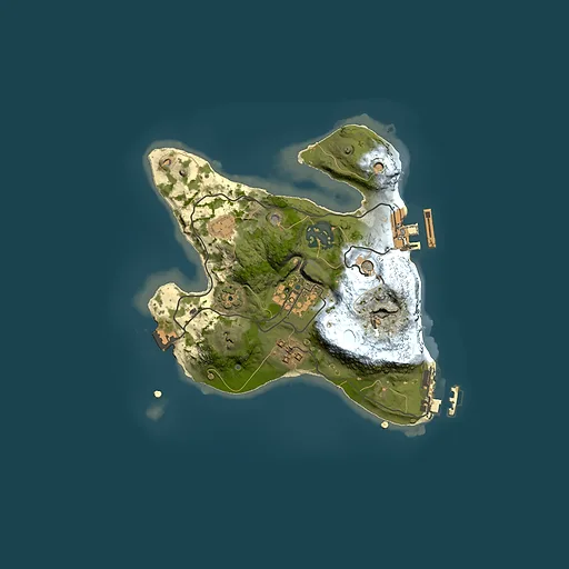 Rust map seed 254973957, 2000x2000m top-down preview