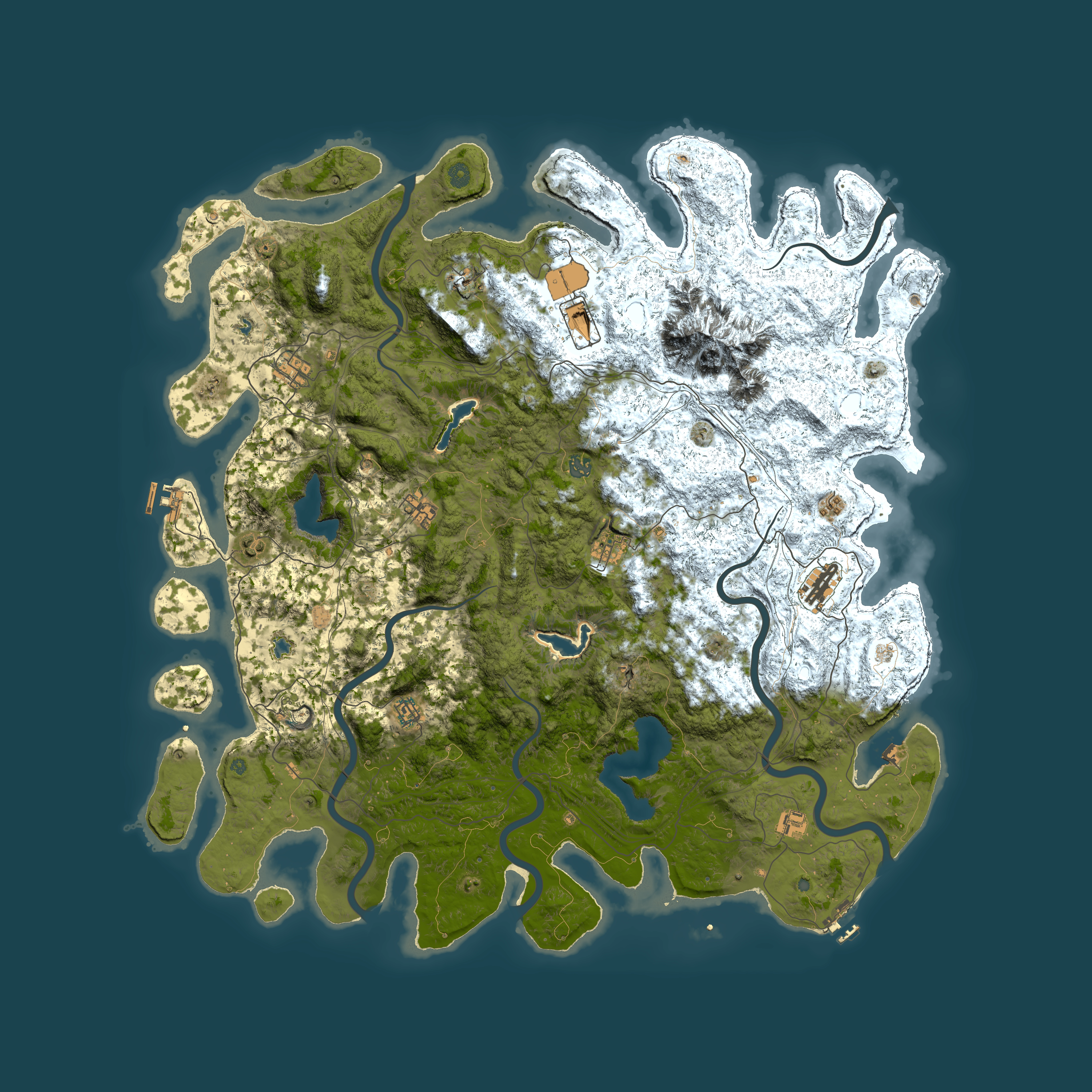 Full top-down render of Rust map seed 1748211431, 5500x5500m