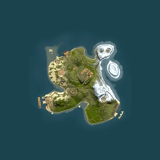 Rust map seed 843463341, 2000x2000m top-down preview